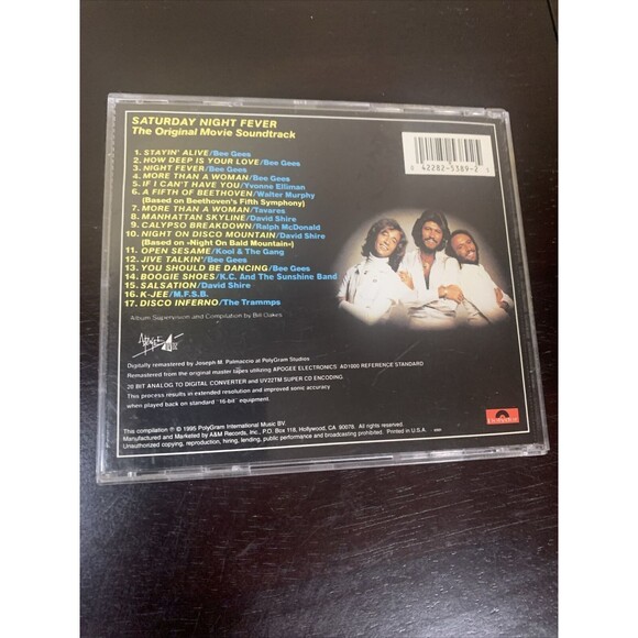 SATURDAY NIGHT FEVER CD Artwork and Booklet NO CD Just the CASE - Picture 2 of 7